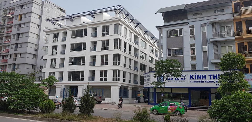 Bán tòa nhà văn phòng đường Nguyễn Hoàng, Mỹ Đình, Diện tích gần 300m2 x 7 tầng, mặt tiền 10m